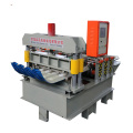 Automatic crimping bending machine for the IBR roof sheet